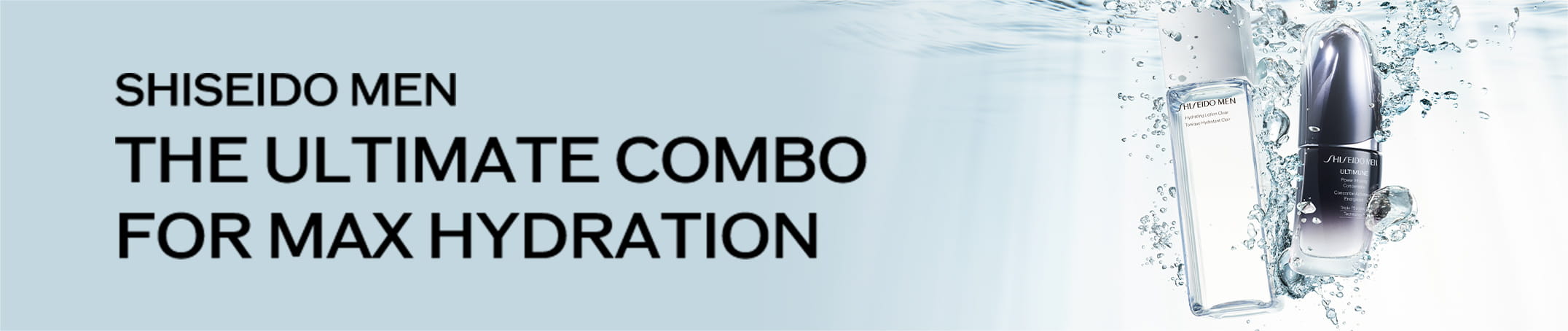 SHISEIDO MEN THE ULTIMATE COMBO FOR MAX HYDRATION